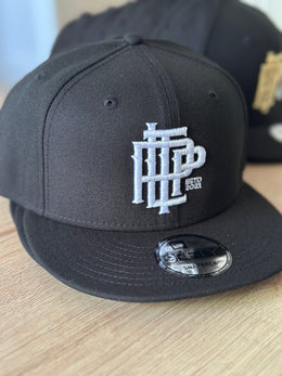 Black on White Snapback